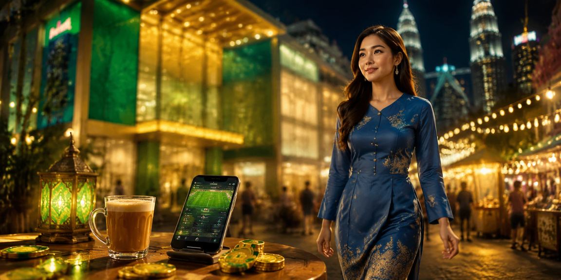 Pengguna di Kuala Lumpur bermain kasino langsung melalui telefon pintar